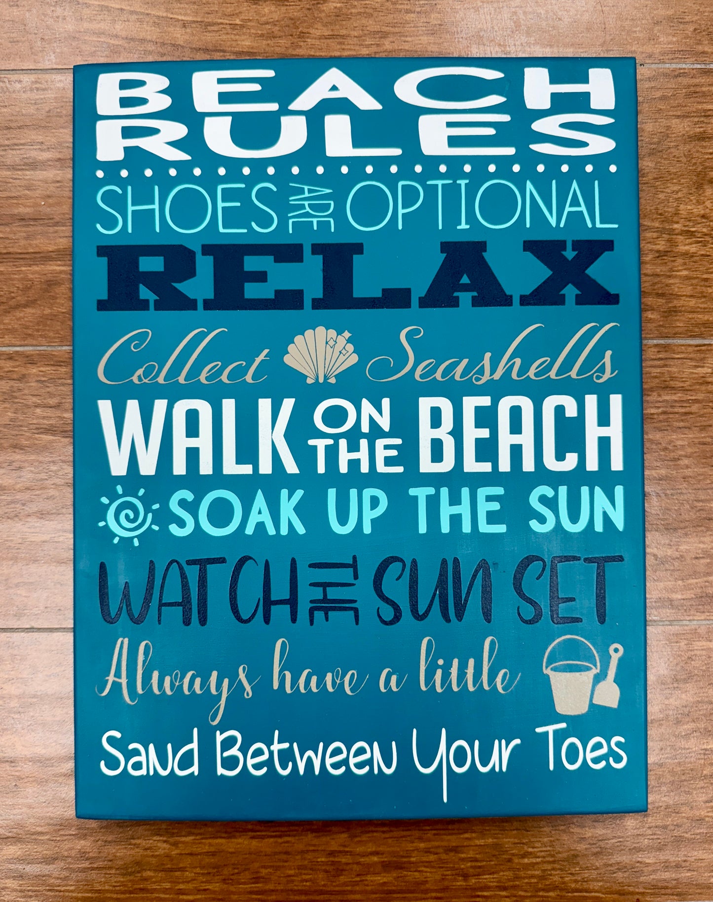029 - Beach rules - shoes are optional
