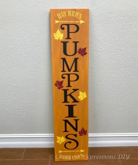 145 - Hayrides- Pumpkins Plank
