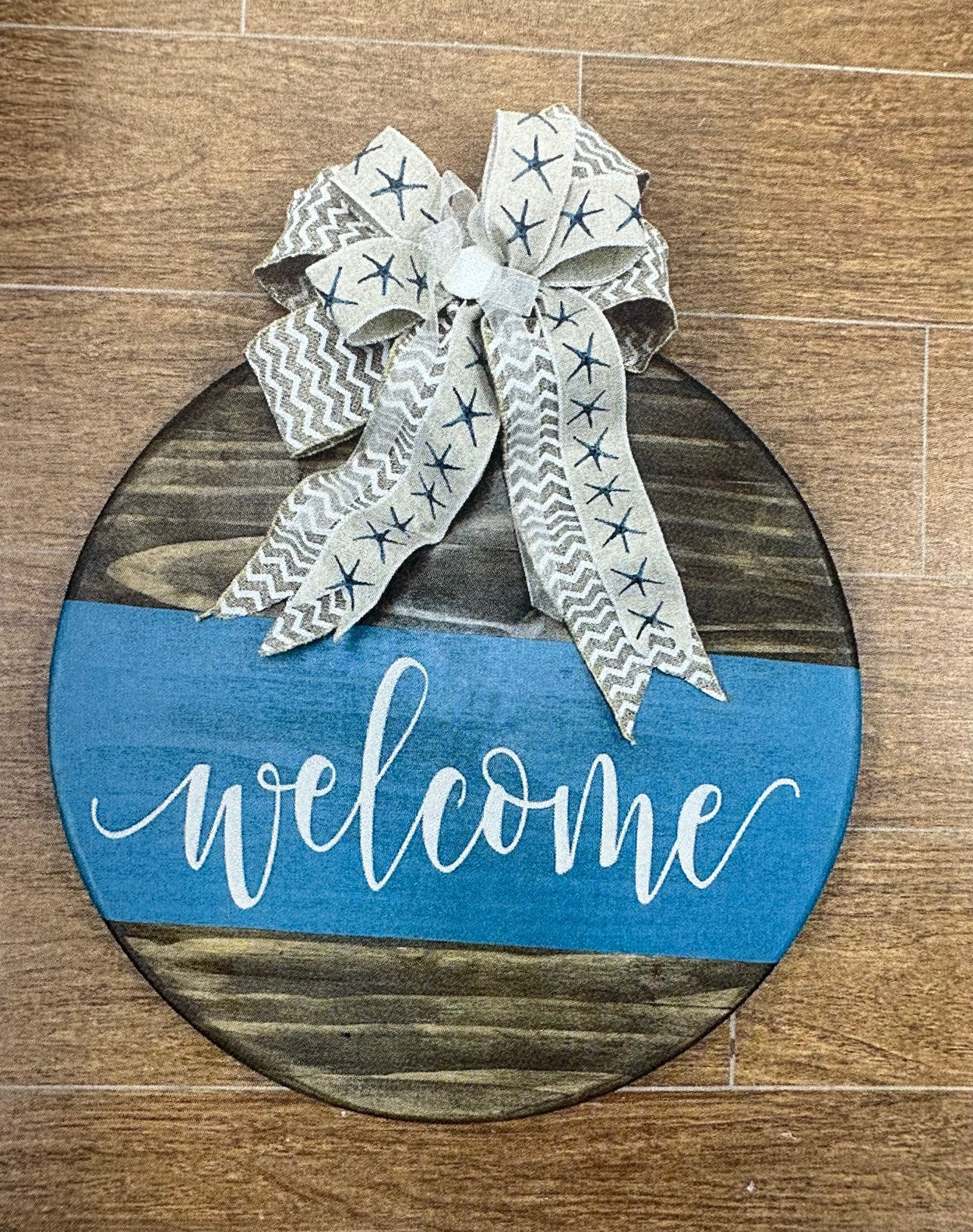 162 - Welcome (on paint or wood inverse)