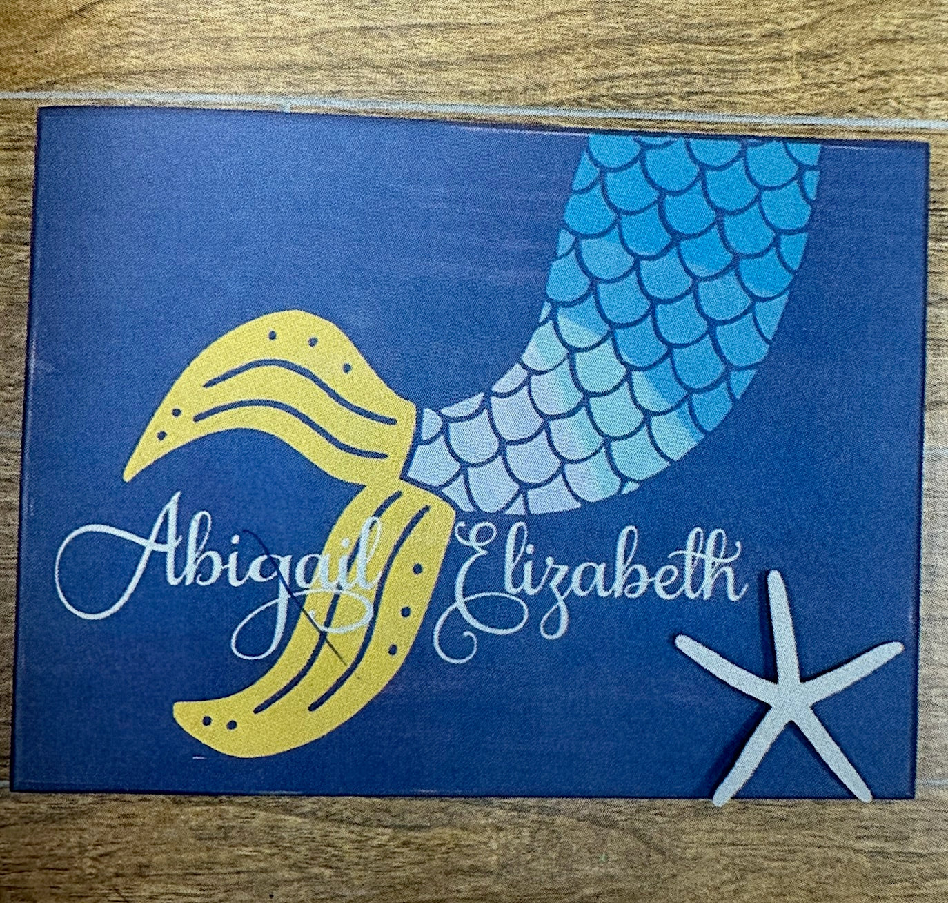 171 - Mermaid Tail, personalized
