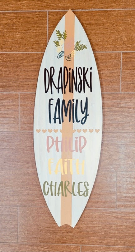 356-Surfboard-Personalized-est. date