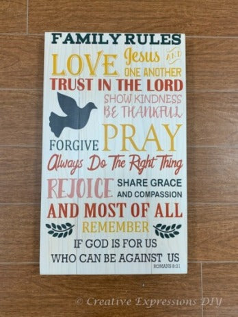 047 - Family Rules- love one another