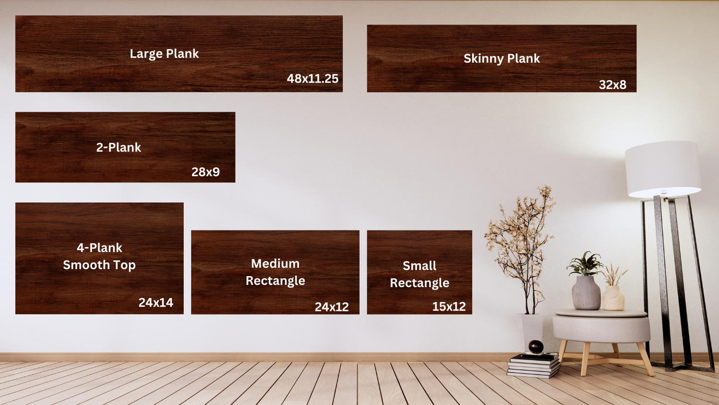 Custom Large Horizontal Plank