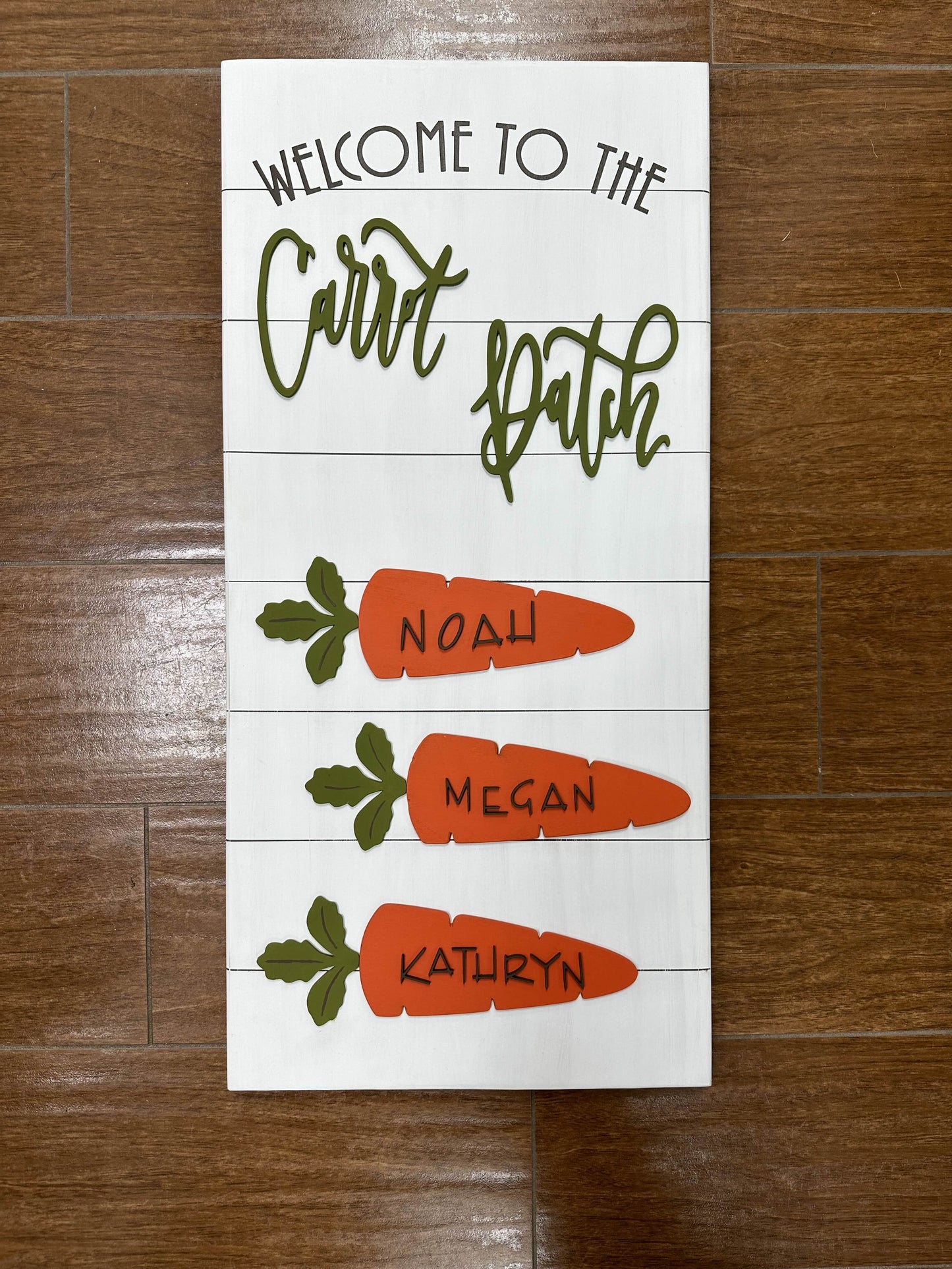 247 - Carrot patch - Personalized