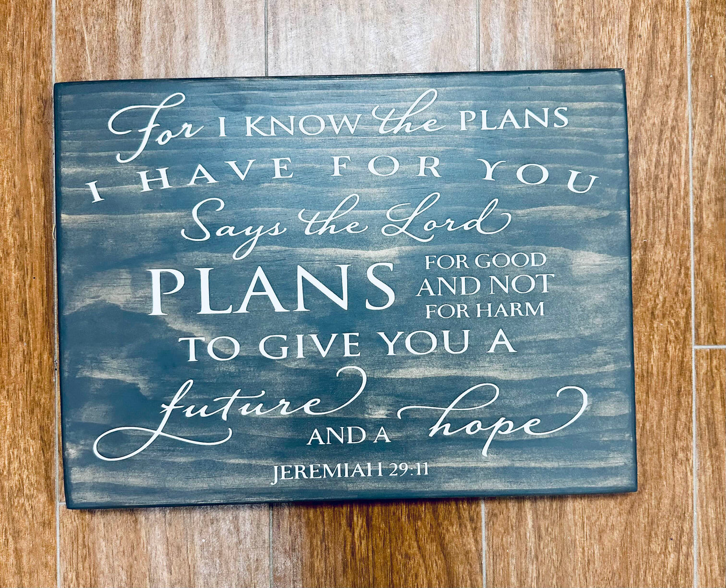 287 - For I know the plans that I have for you...