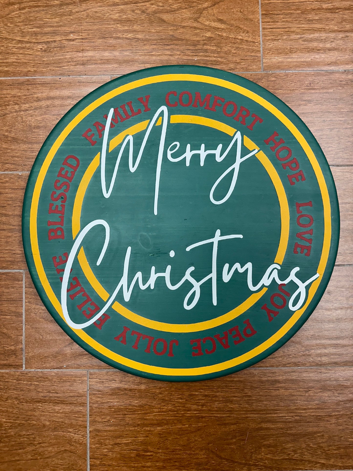 051- Merry Christmas- Family, Comfort, Hope, Love, Joy, Peace