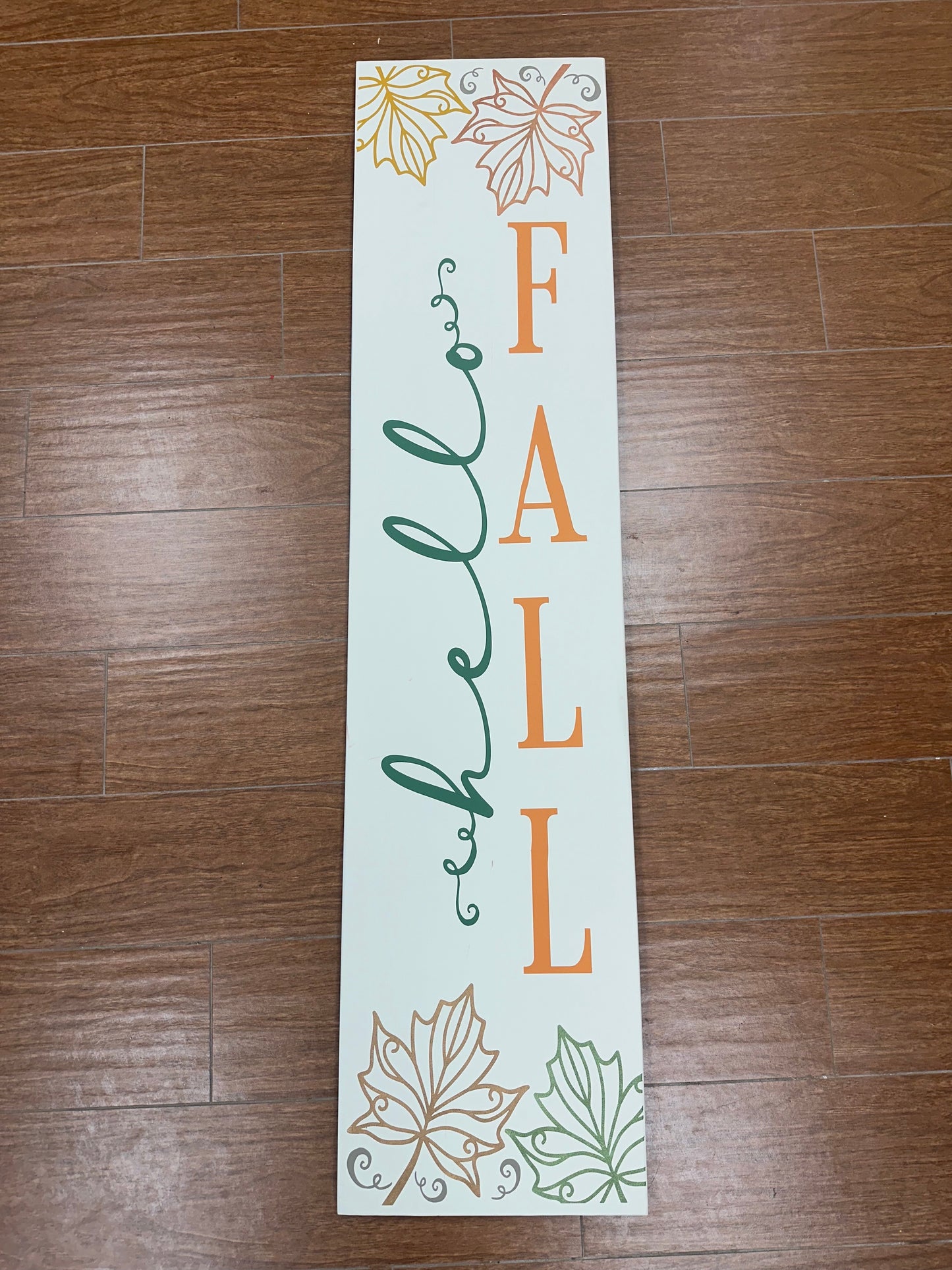 052-Hello fall on a large plank