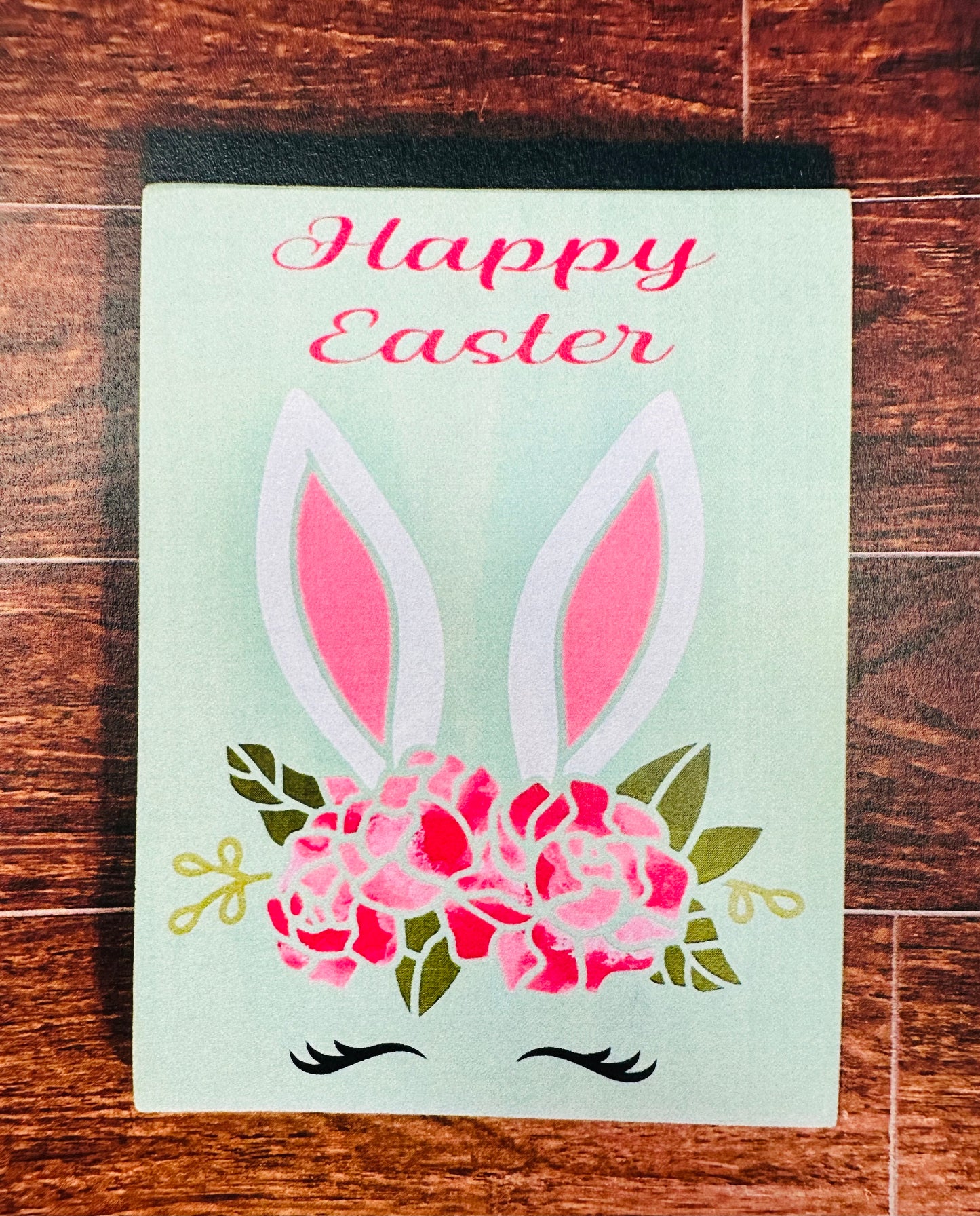 104-Happy Easter-Flower Hat Bunny Ears