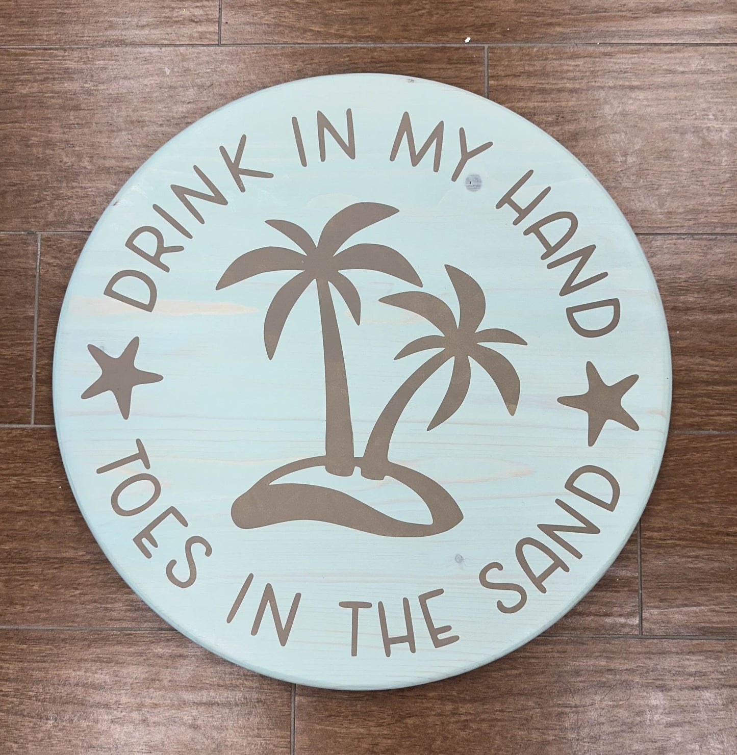 290 - Drink in my hand...Toes in the sand