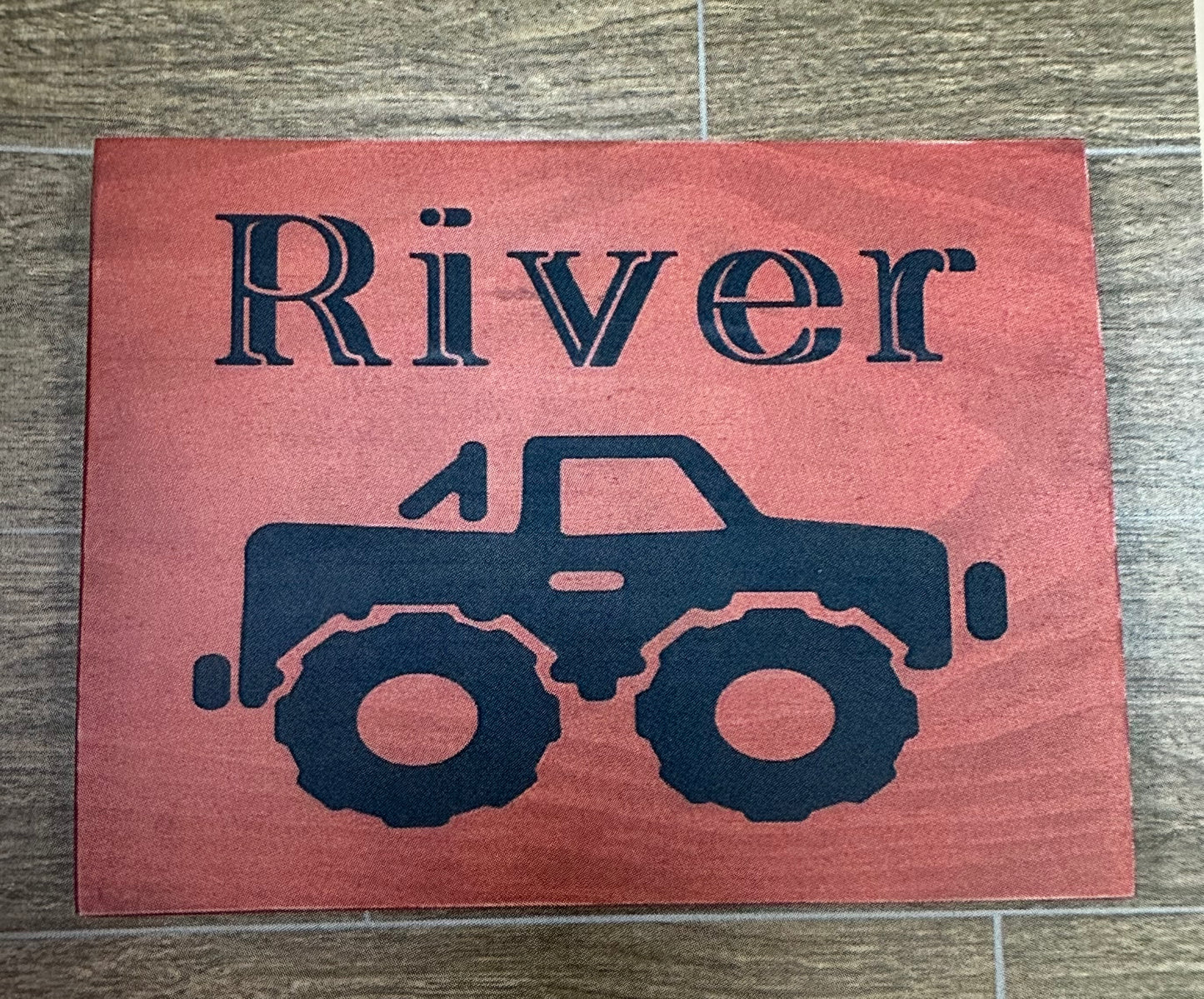 320-Big Truck- Personalized