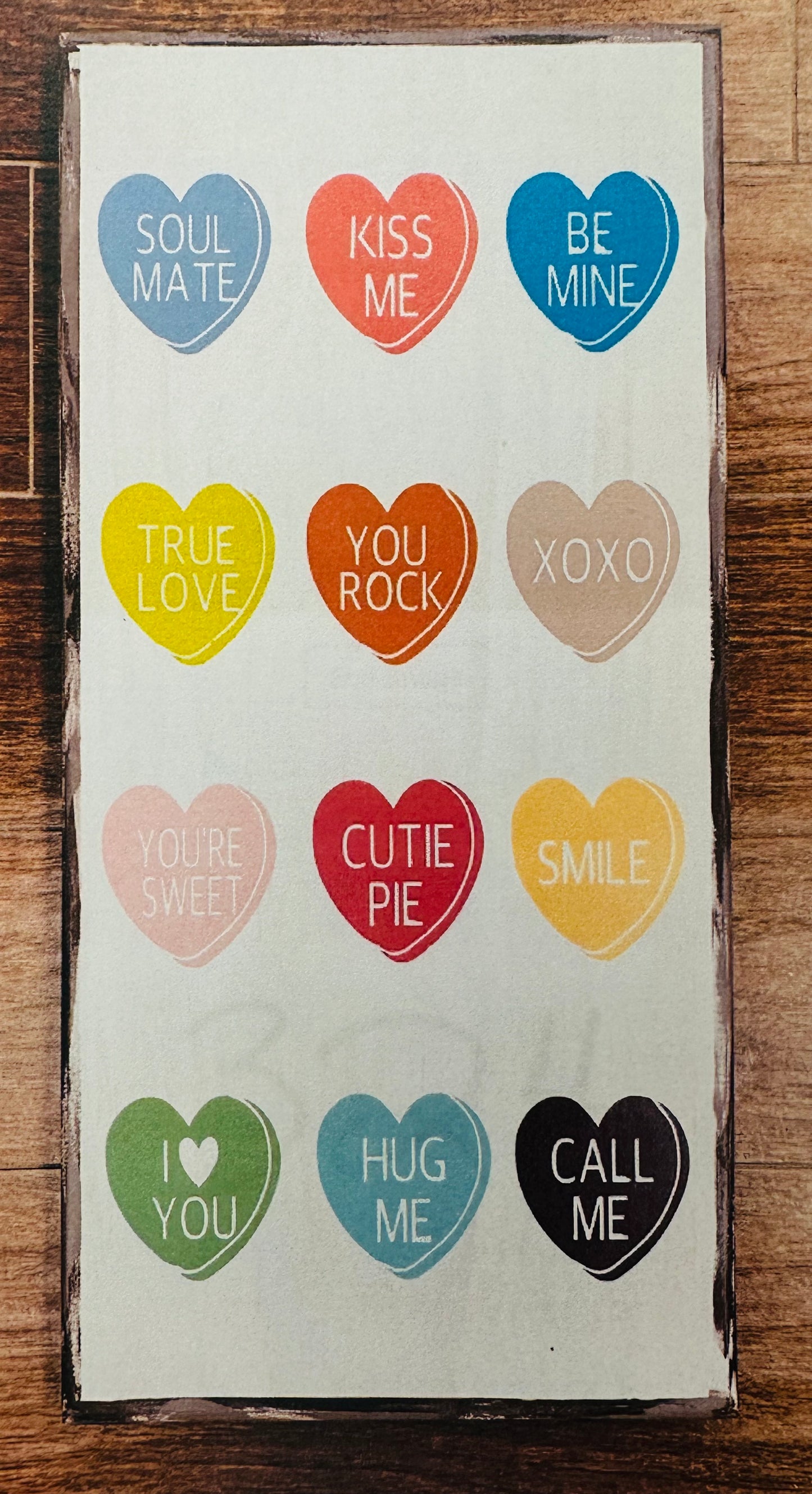 323-Valentine candy hearts