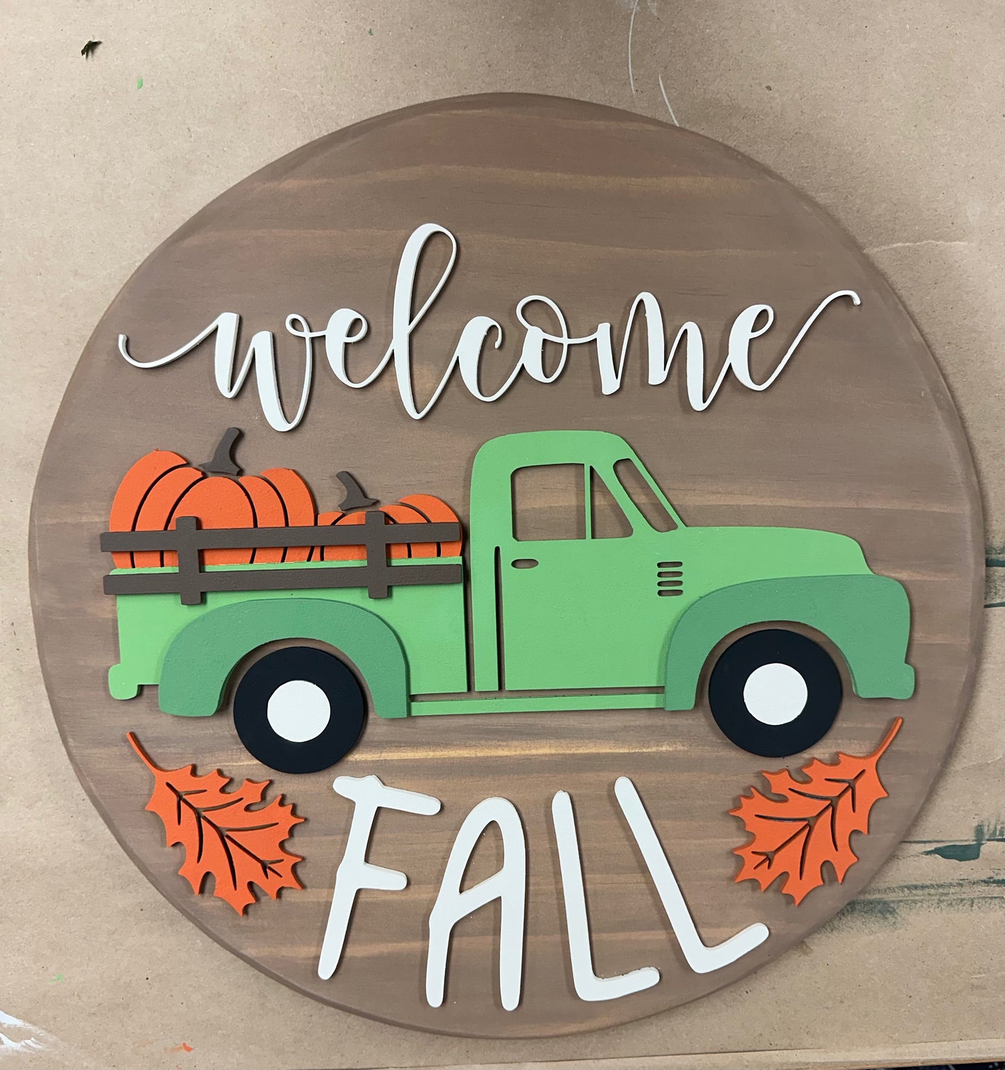 09.22.25- Studio Event - Hello Fall Wood 3D sign painting event. Pay $10 to reserve your seat!