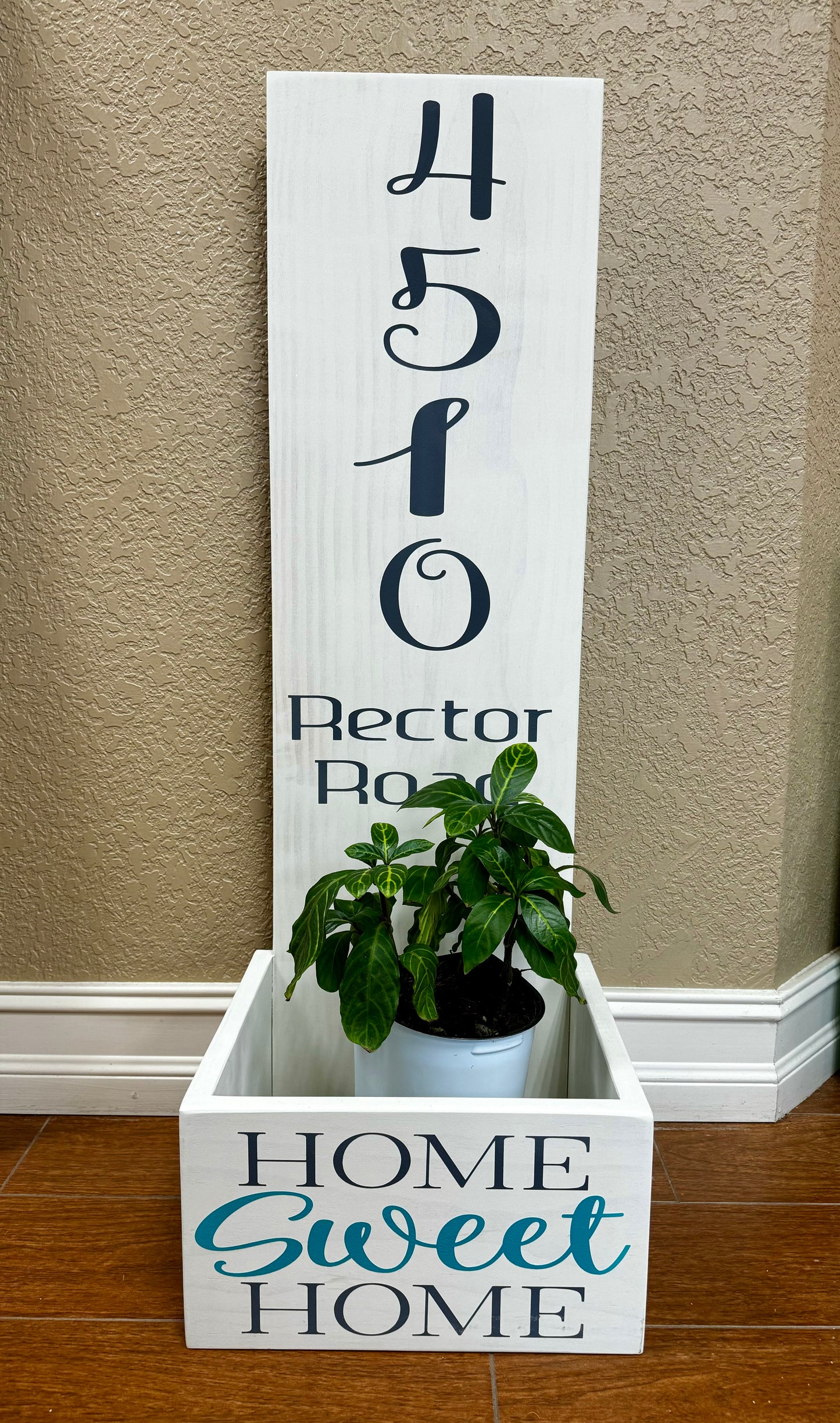 155-Home Sweet Home for Lg. Planter Box-Personalized