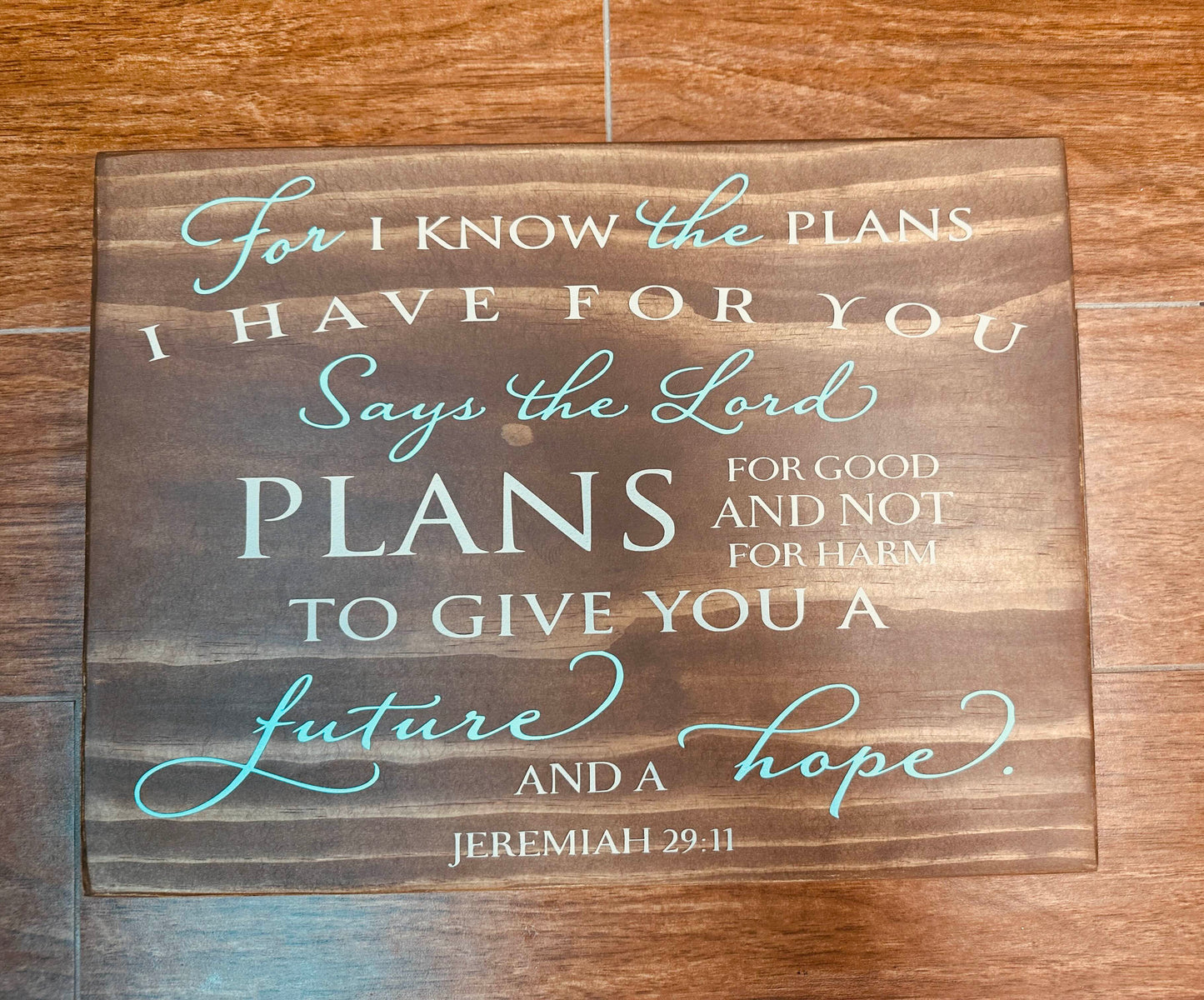 287 - For I know the plans that I have for you...