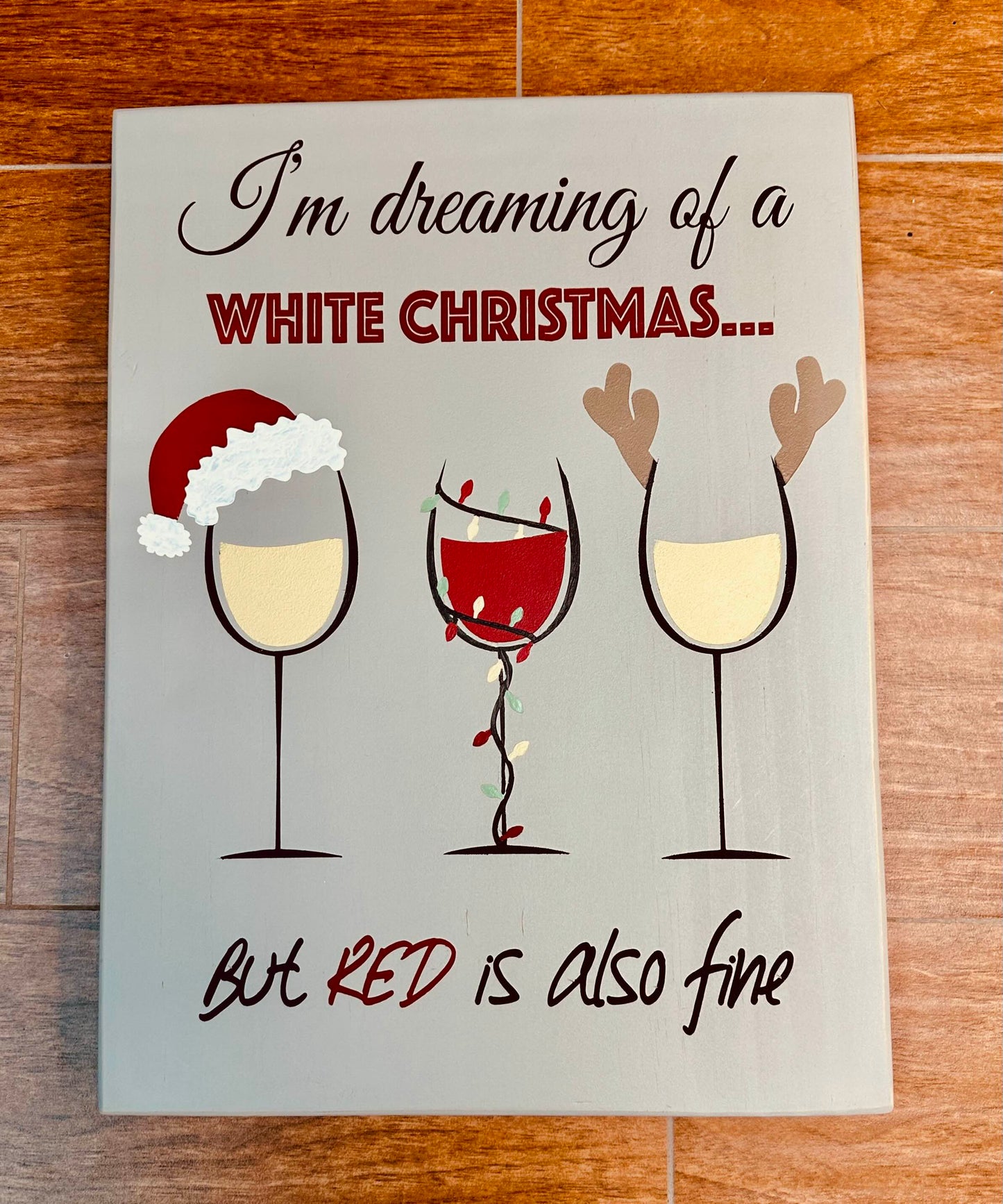 025 - I'm dreaming of a white Christmas - wine
