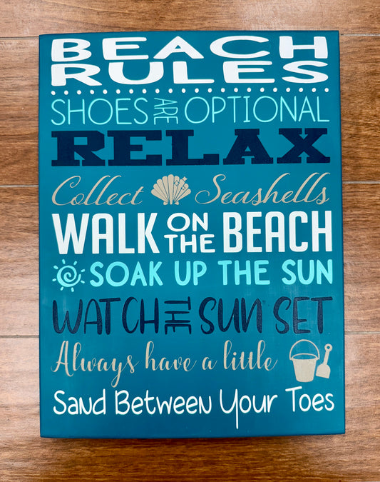 029 - Beach rules - shoes are optional