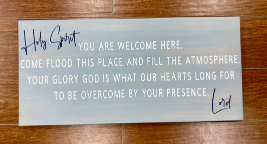128- Holy Spirit you are welcome here