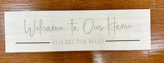 148 - Welcome to Our Family- with address