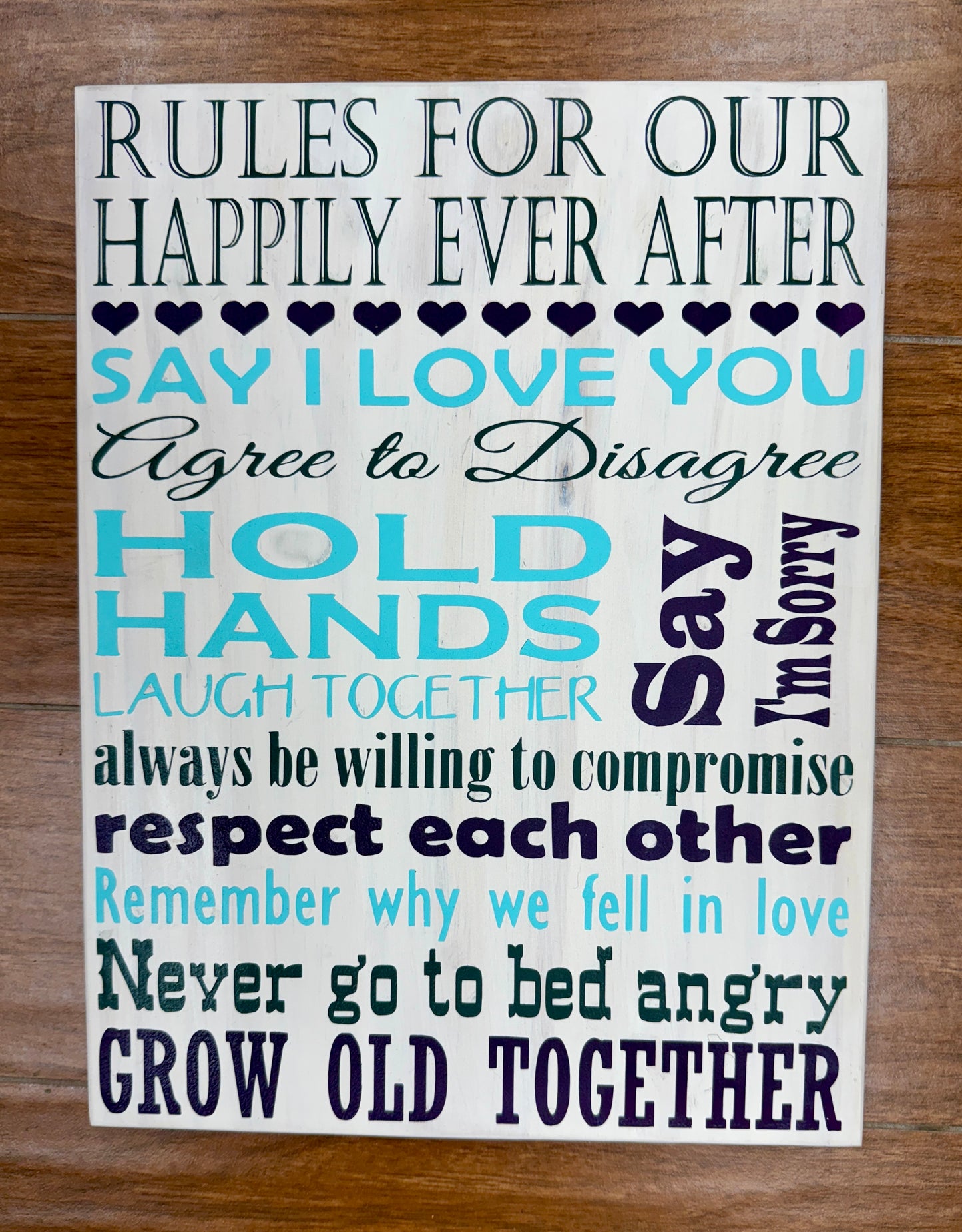 207 - Rules for our happily ever after