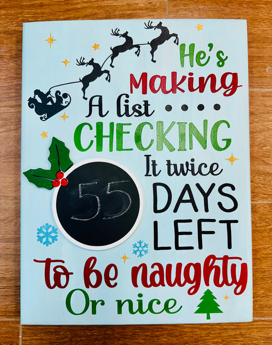 066- He's making a list and checking it twice