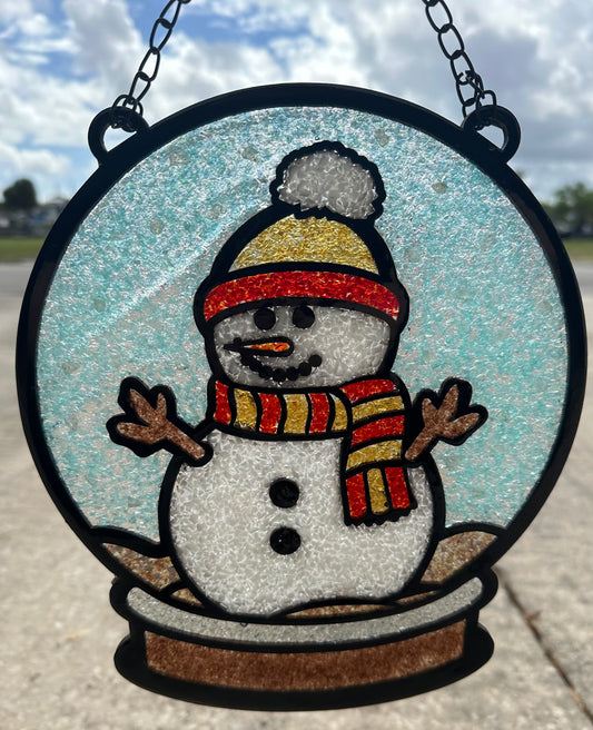 A43- Snowman Globe