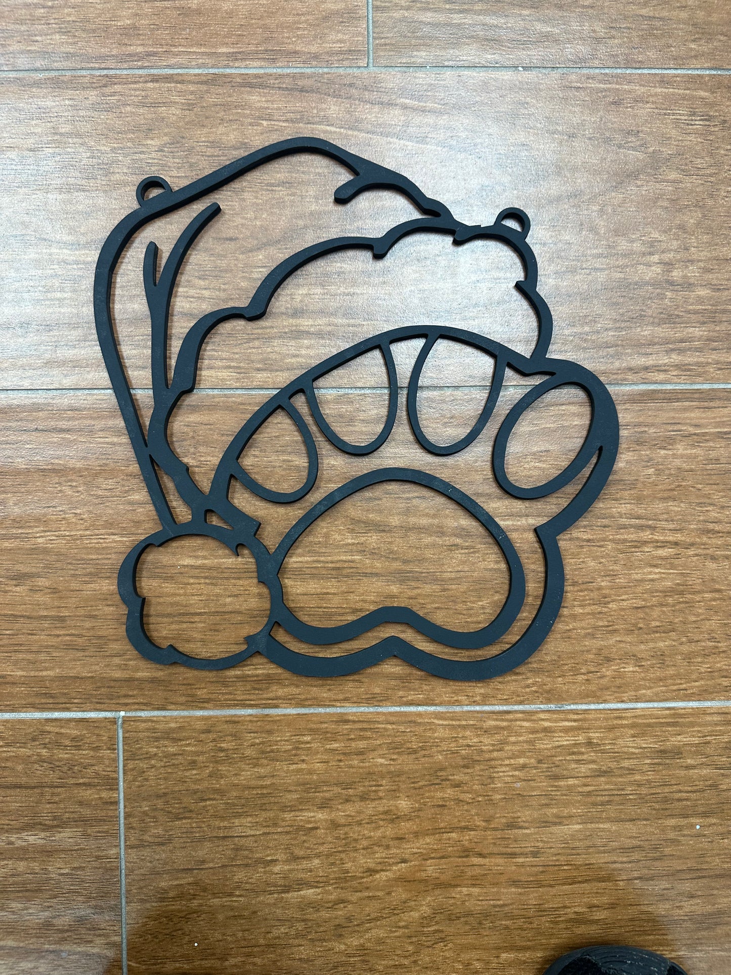 A67- Christmas Paw Print
