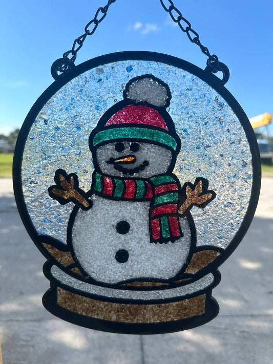 A43- Snowman Globe