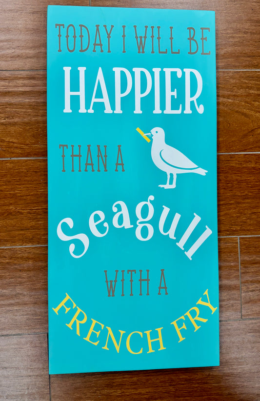 055- Today I will be happier than a seagull