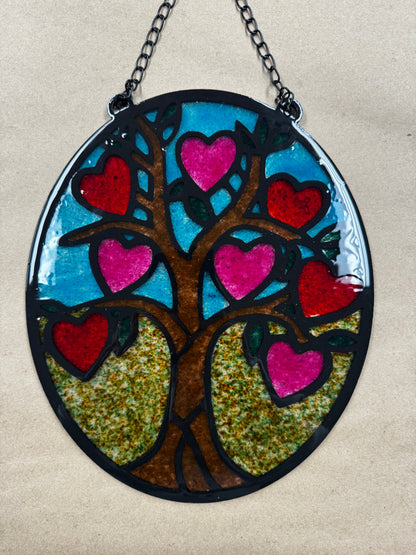 A46- Tree with hearts