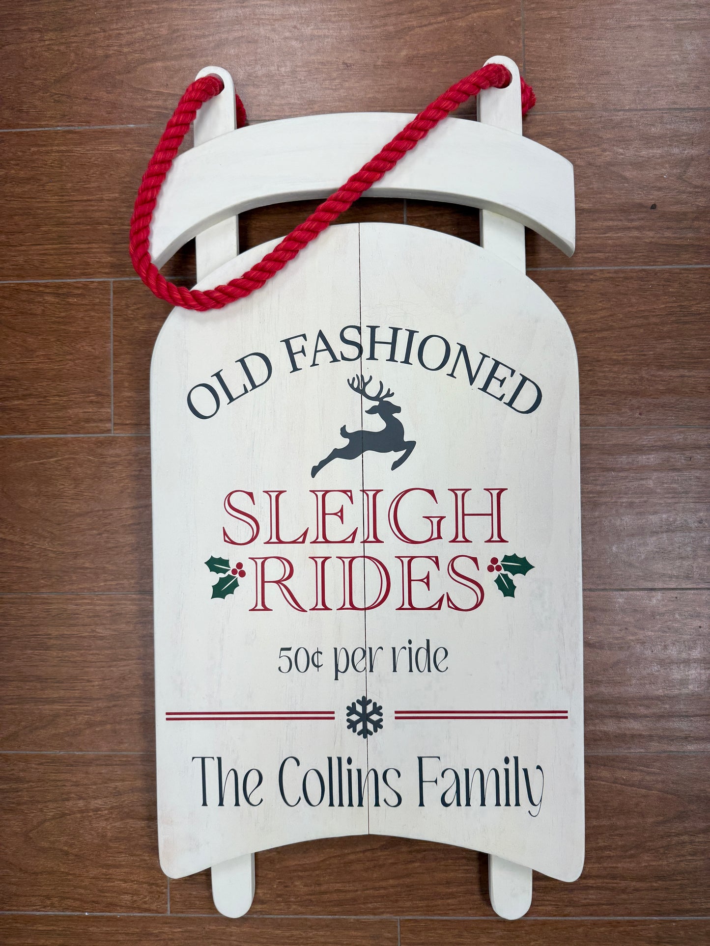 32-Old Fashioned Sleigh Rides- Personalized